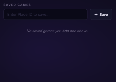 Saved Games